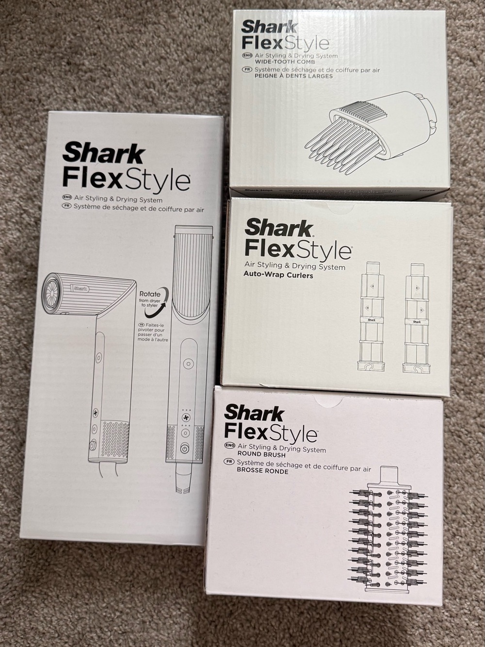 Shark FlexStyle Hair Styling & Drying System - White